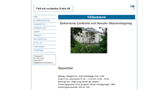 Desktop Screenshot of doktorerna-hassler.se