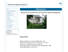 Tablet Screenshot of doktorerna-hassler.se